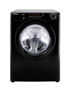 Candy Grand O Vita Gv168T3B 8Kg Load, 1600 Spin Washing Machine - Black